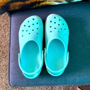 Pool Blue Crocs